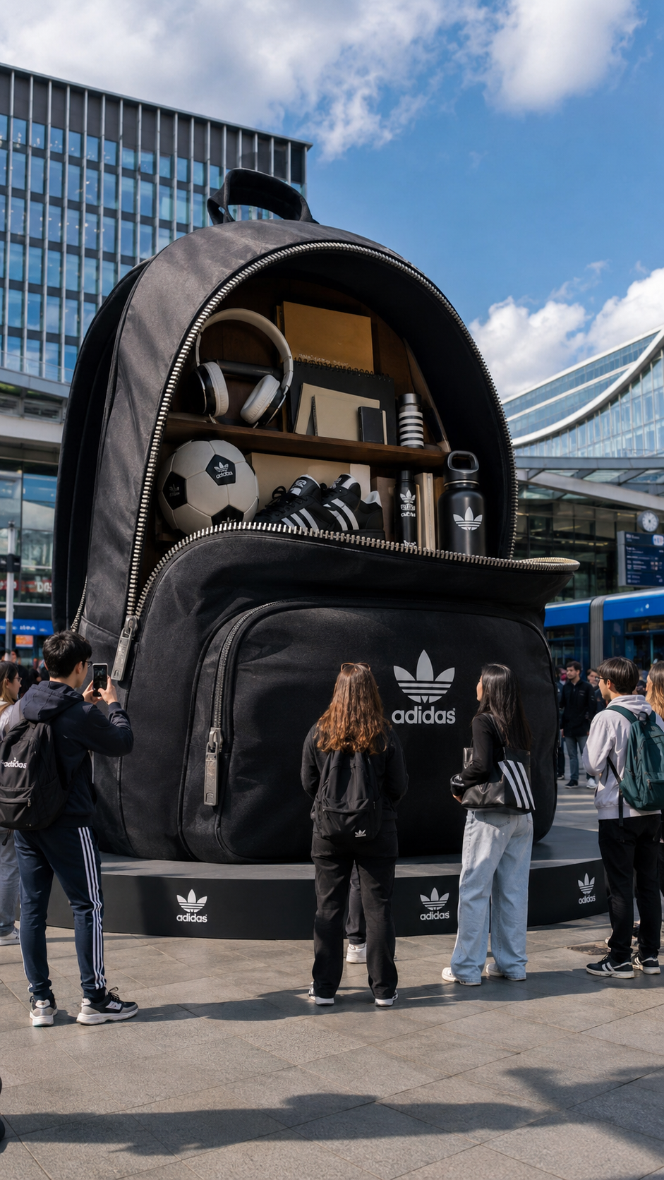 adidas giant backpack FOOH concept